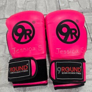 Pink 9 Round 30 Minute Kickboxing‎ Fitness Gloves Womens Adult Size